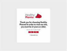 Tablet Screenshot of healthypharms.org